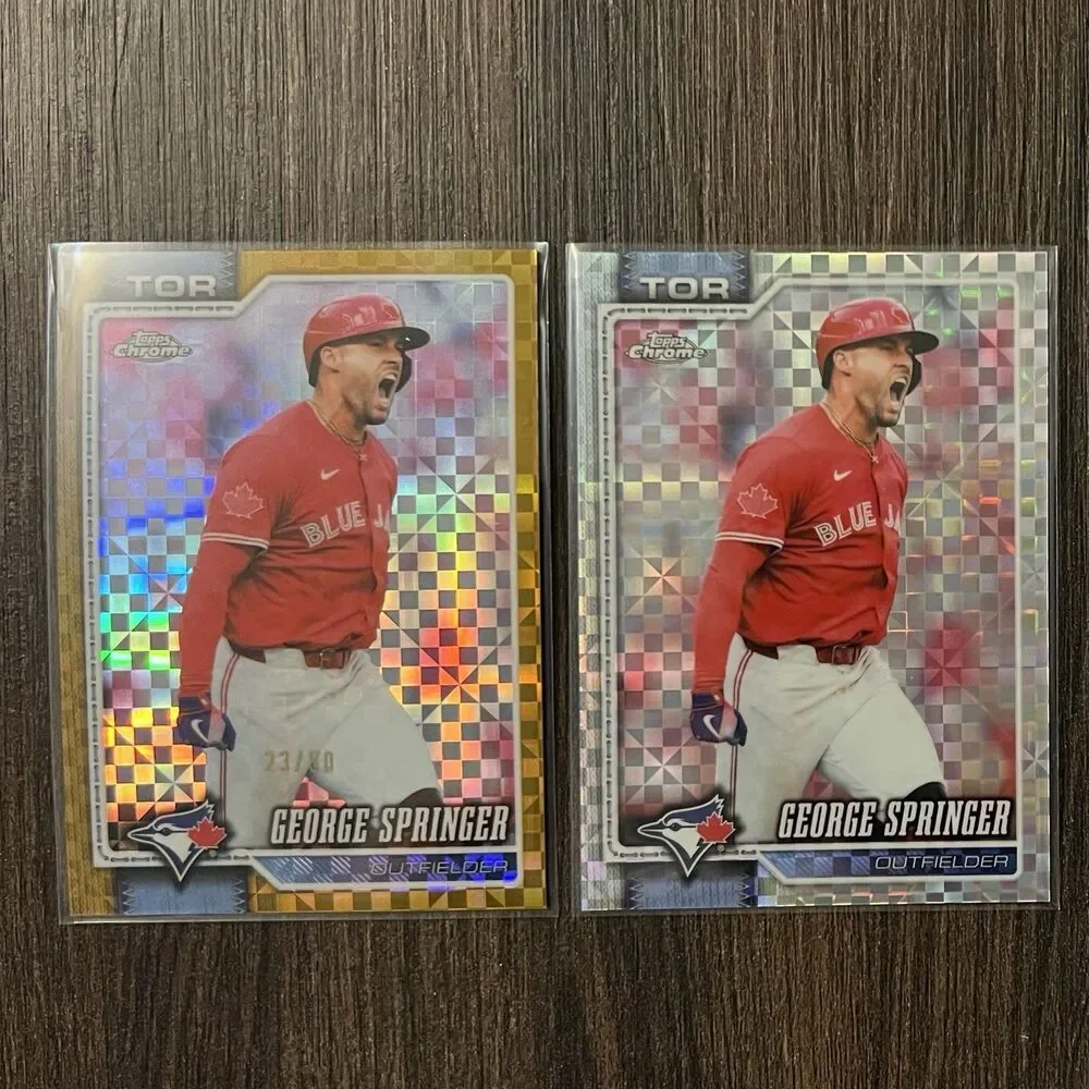 Topps Chrome 2026 George Springer Gold X-fractor /50 And X-Fractor